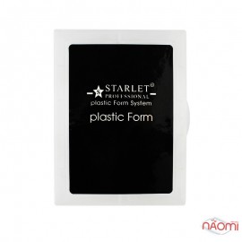 Tip Form Extension Of STARLET PROFESSIONAL NAILS With Marking, Transparent, 120 Pcs.