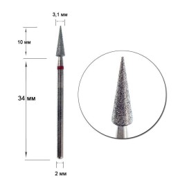Diamond Bit For Russia And- Combi Manicure Cone (Red)